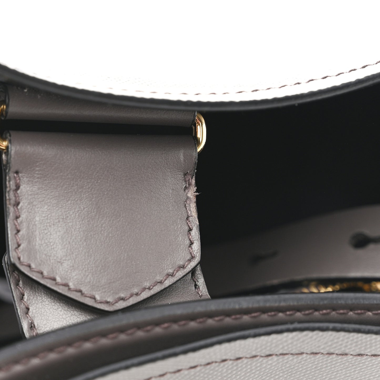 Saffiano Cuir Matinee Tote Fumo Black