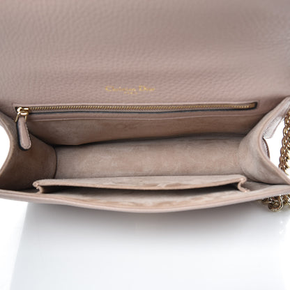 Christian Dior Grained Calfskin Medium Diorama Flap Bag Nude 5 of 14