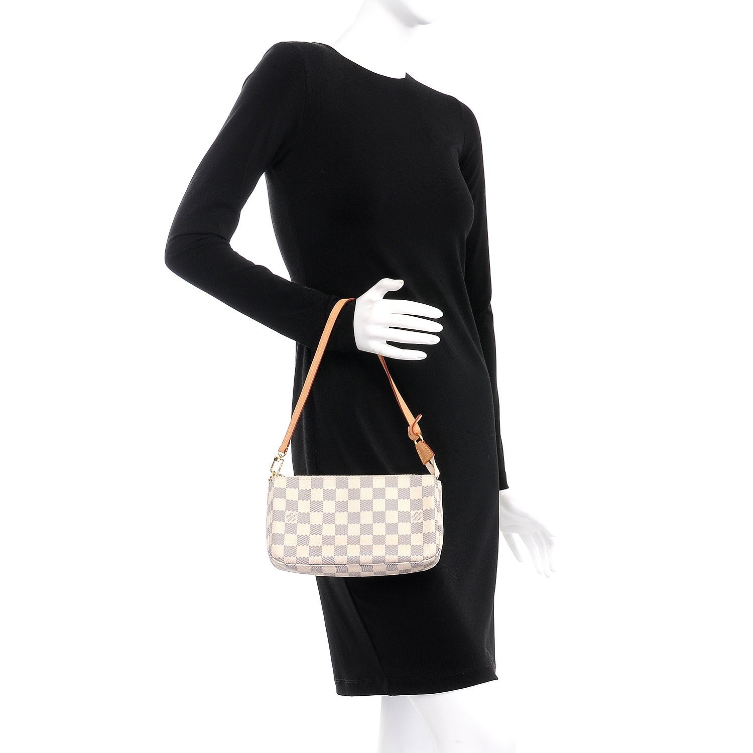 Louis Vuitton Damier Azur Pochette Accessories NM 2 of 7