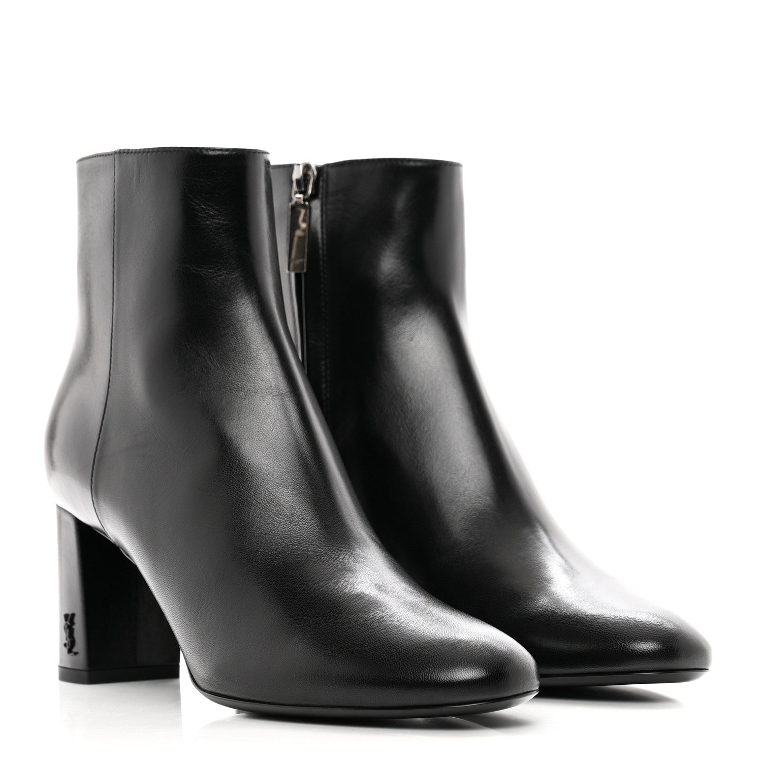 Saint Laurent Nappa Vendome Loulou Ankle Zip Boot 38.5 Black 3 of 8