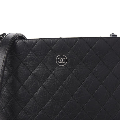 Chanel Calfskin Quilted Crossbody Bag Black 12 of 12