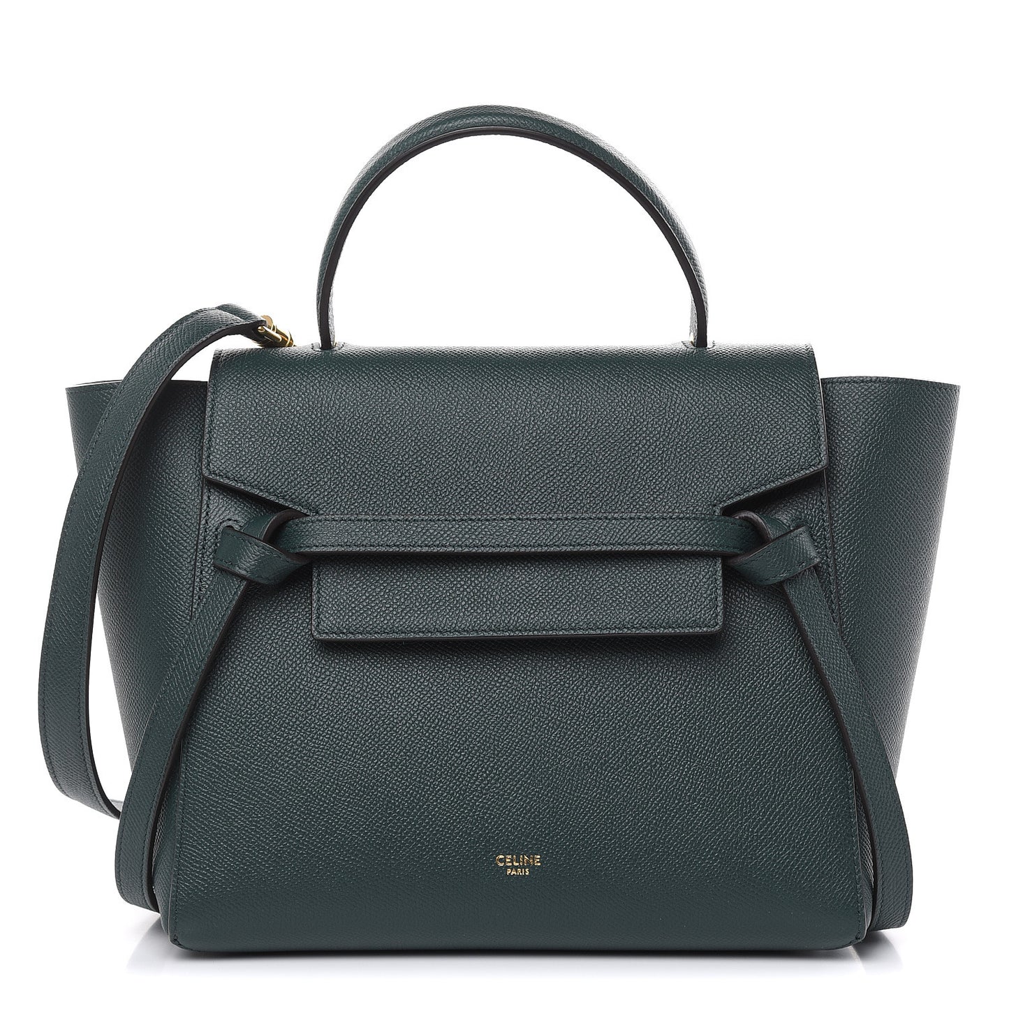Baby Grained Calfskin Micro Belt Bag Amazone