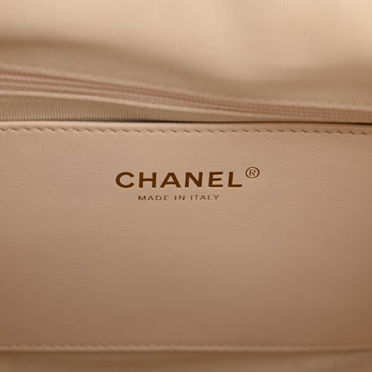 Chanel Calfskin Quilted Small Maxi Chain Hobo White 6 of 11
