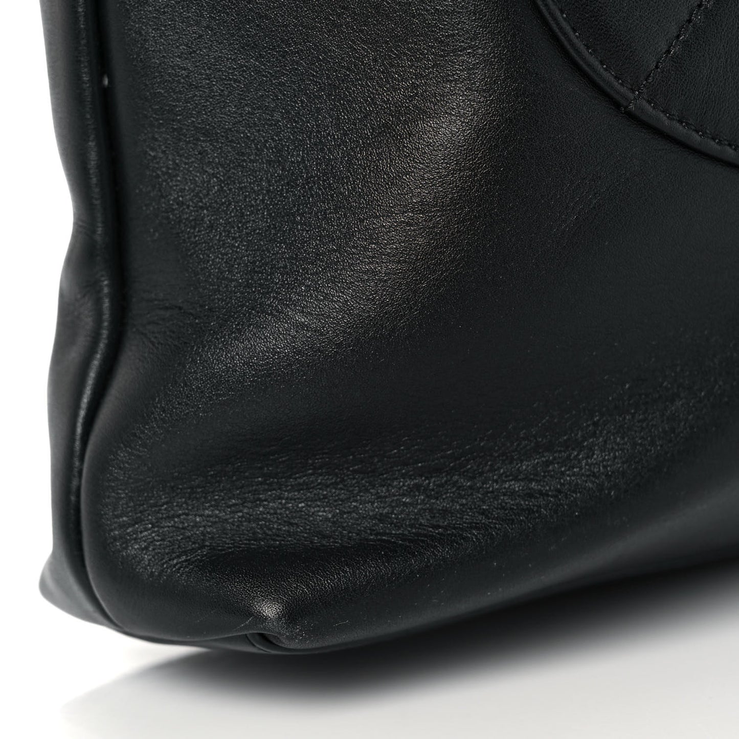 Calfskin Chain 20s Signature Tote Black