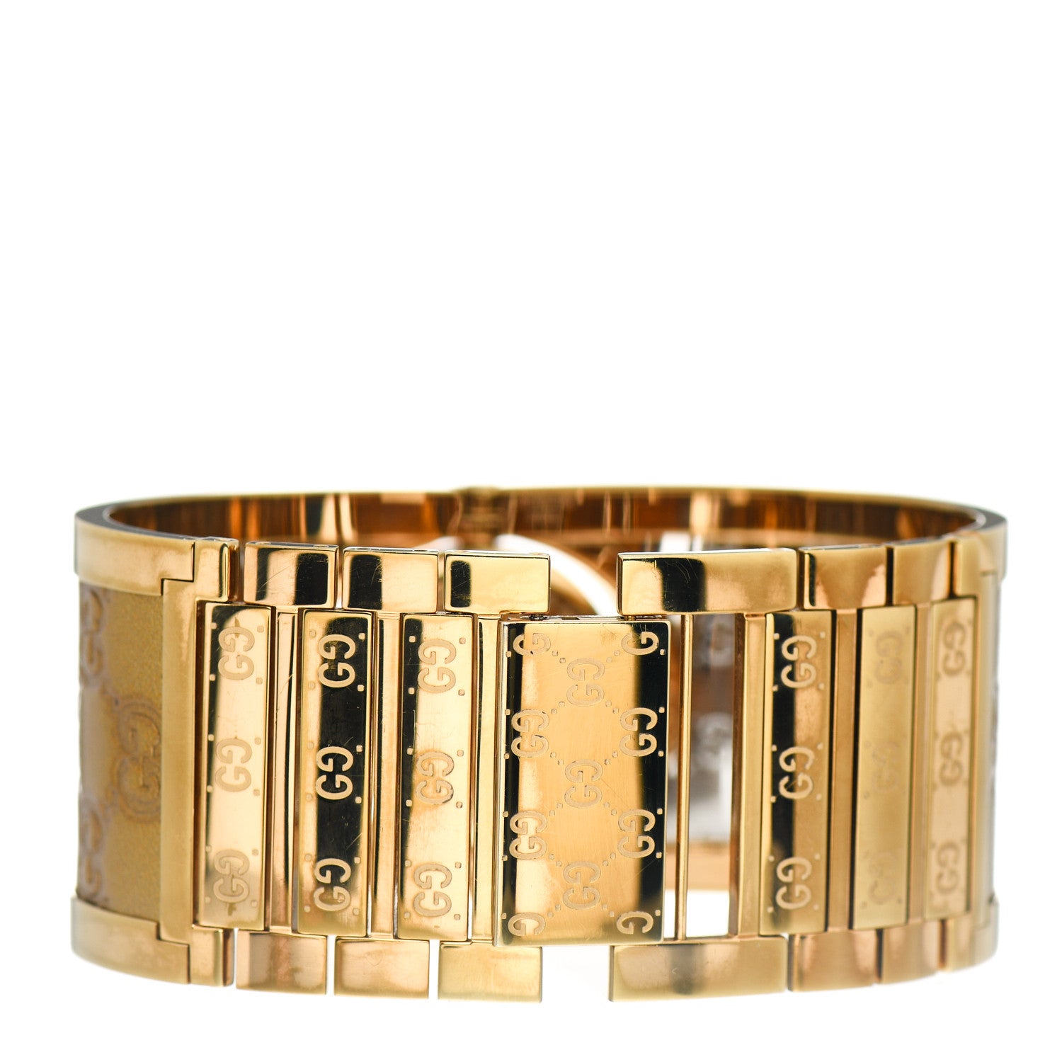 Gucci Stainless Steel Calfskin 33mm Twirl Quartz Watch Bronze 3 of 4