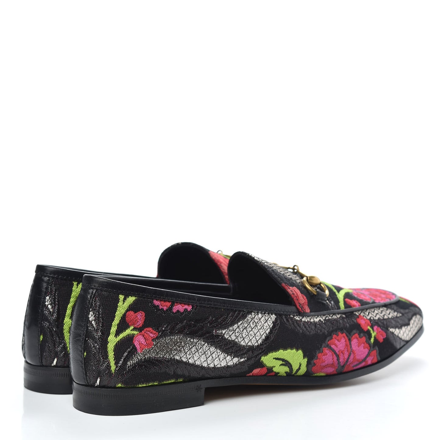 Floral Jacquard Horsebit Womens Jordaan Loafers 39.5 Multi