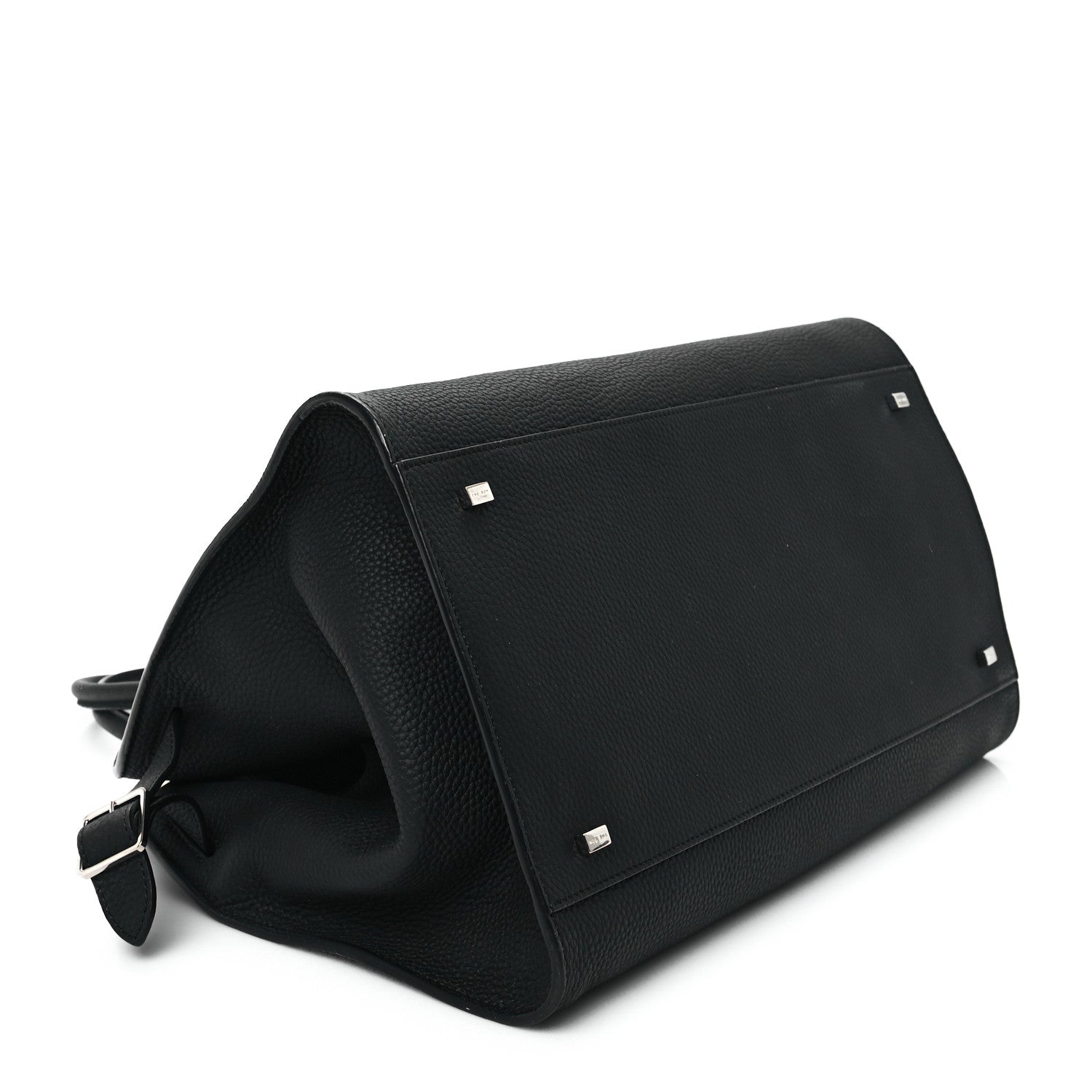 The Row Matte Grained Calfskin Soft Margaux 15 Black 4 of 12