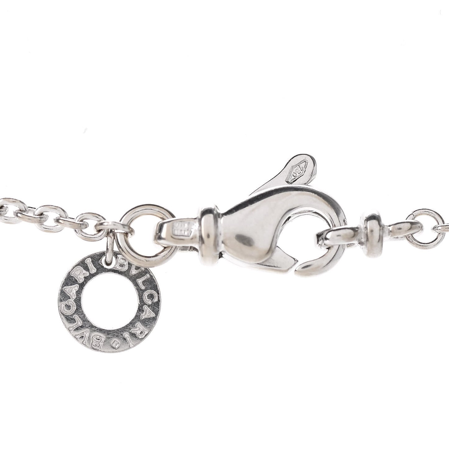 18K White Gold B.Zero1 Pendant Necklace