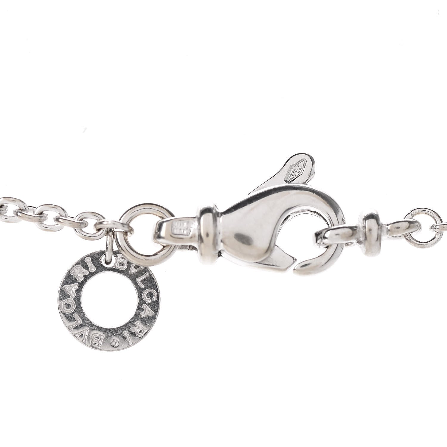 Bulgari 18K White Gold B.Zero1 Pendant Necklace 5 of 5