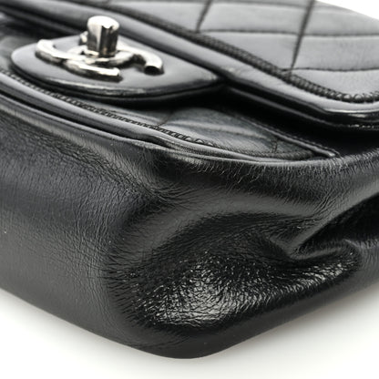 Chanel Lambskin Quilted Mini Graphic Flap Bag Black 9 of 9