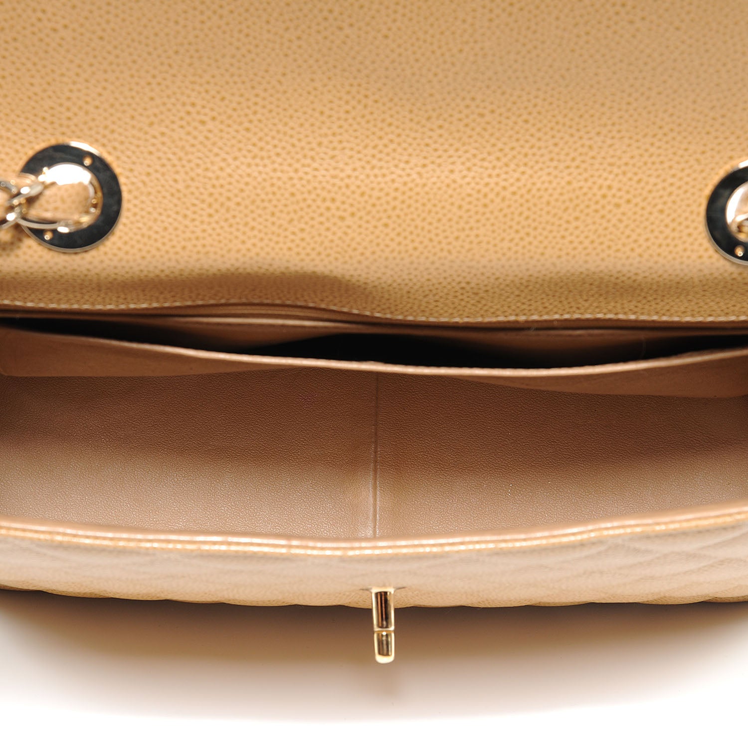 Chanel Caviar Jumbo Single Flap Beige 8 of 8