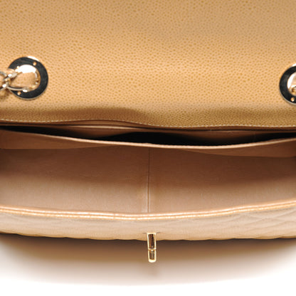 Chanel Caviar Jumbo Single Flap Beige 8 of 8