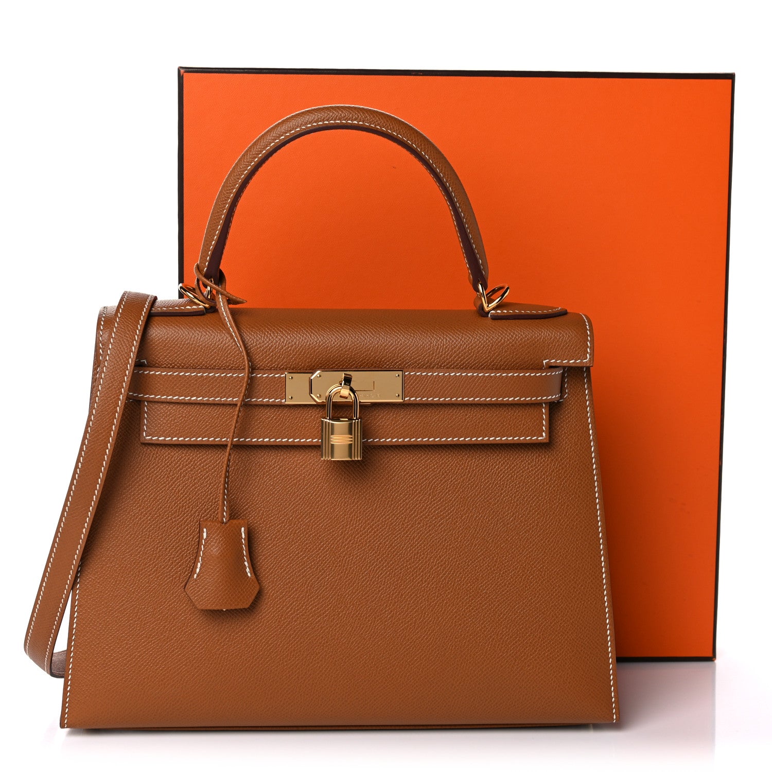 Hermes Epsom Kelly Sellier 28 Gold 12 of 12