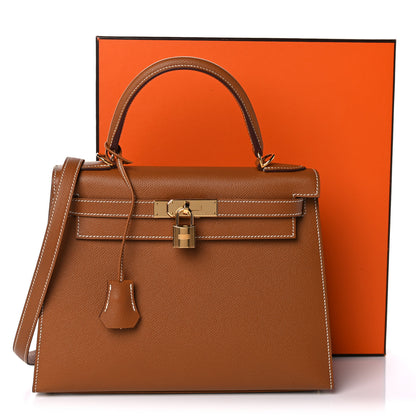 Hermes Epsom Kelly Sellier 28 Gold 12 of 12
