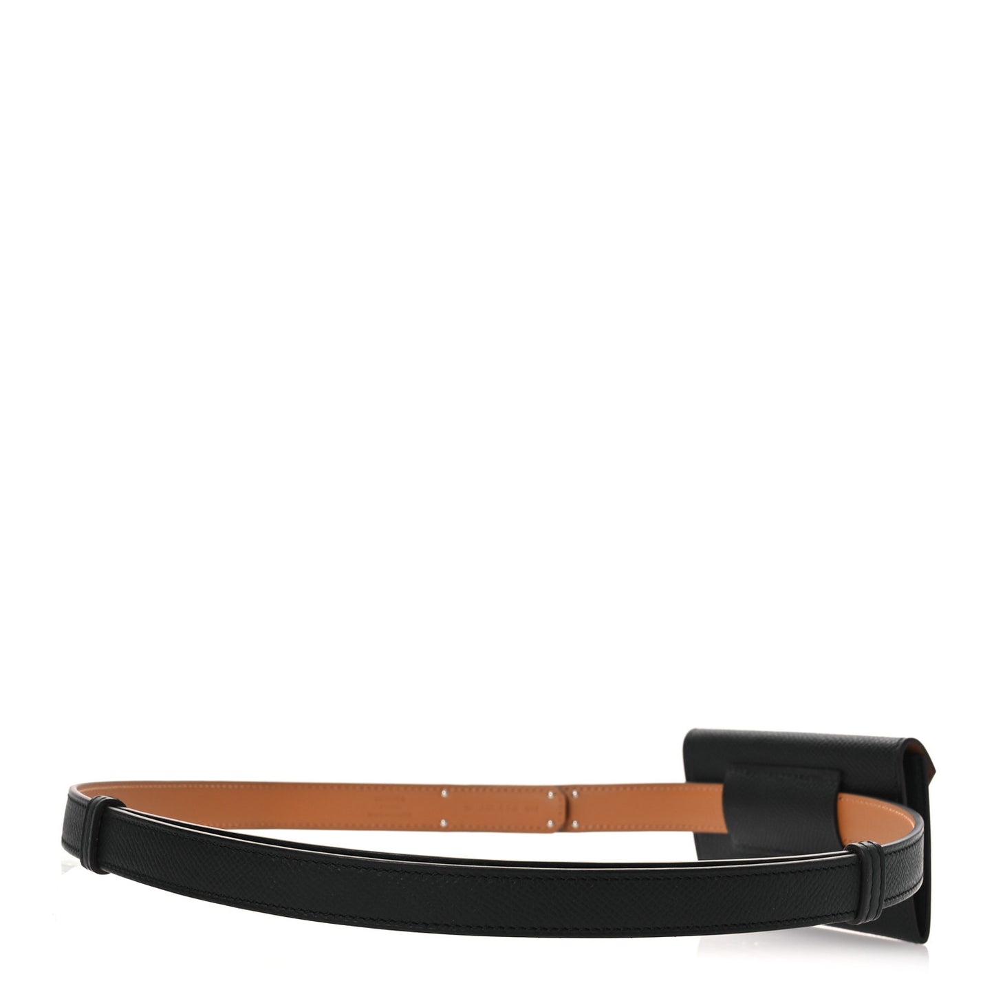 Epsom Kelly Pocket Belt Black