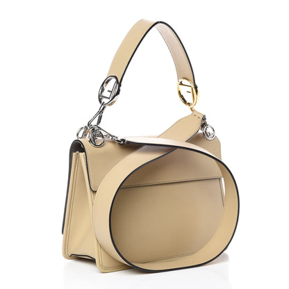 Fendi Vitello Century Velvet F is Fendi FF Kan I Shoulder Bag Tobacco Amido 4 of 16