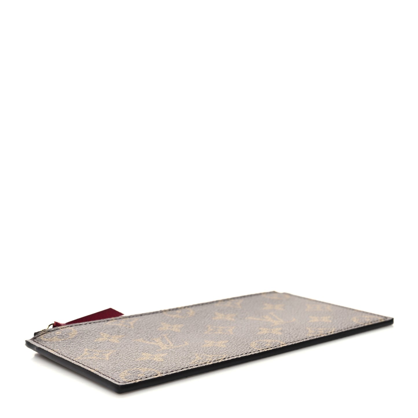 Monogram Felicie Chain Wallet Zippered Insert Fuchsia