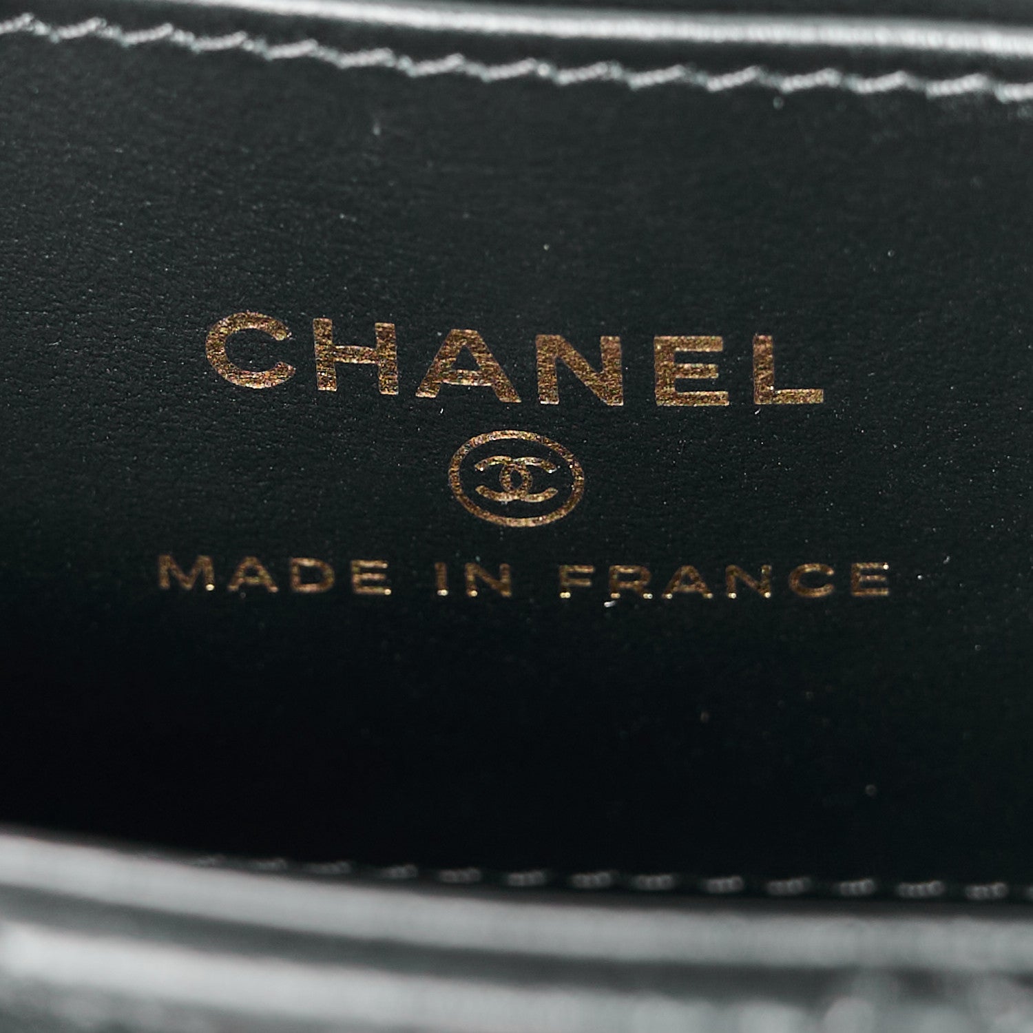 Chanel Shiny Aged Calfskin Quilted Mini Nano Kelly Shopper Black 6 of 11