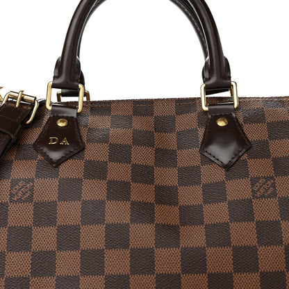 Louis Vuitton Damier Ebene Speedy Bandouliere 30 9 of 10