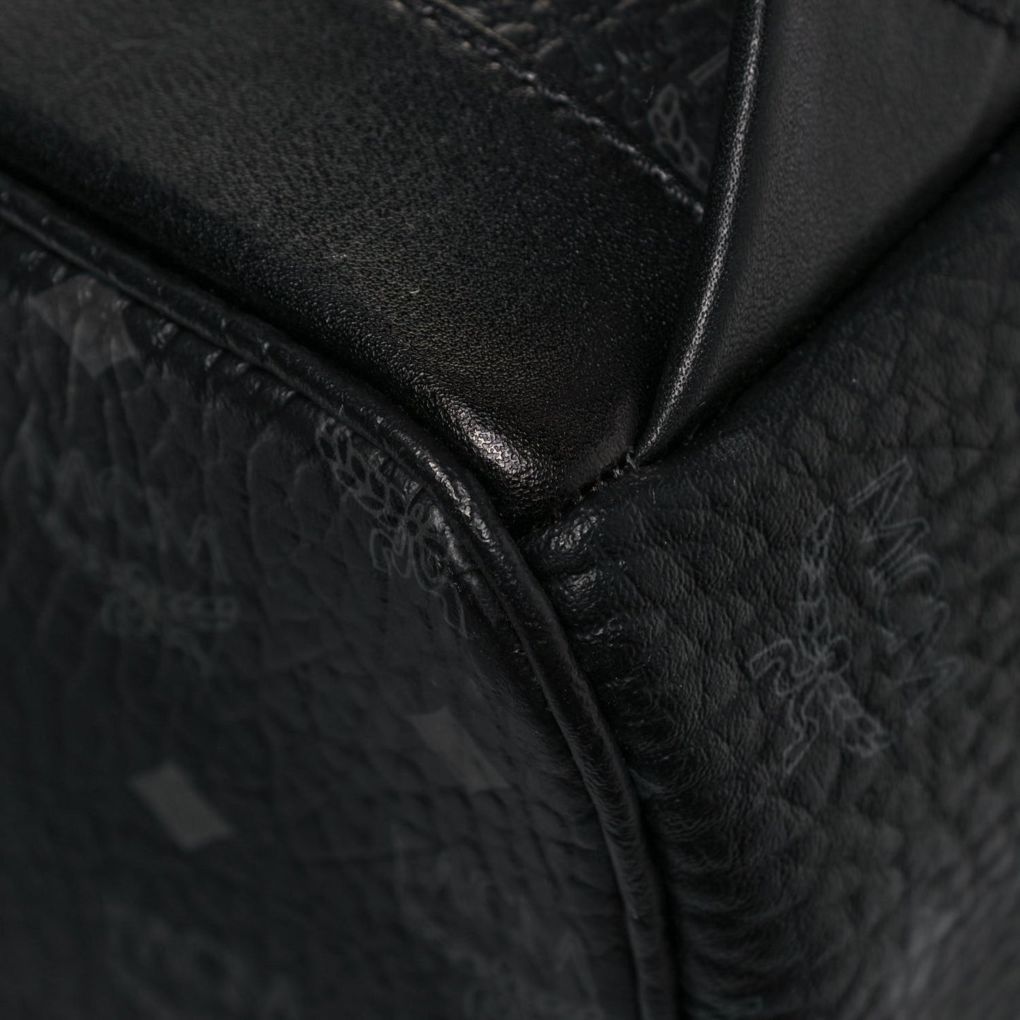 Visetos Studded Small Studded Logo Stripe Backpack Black