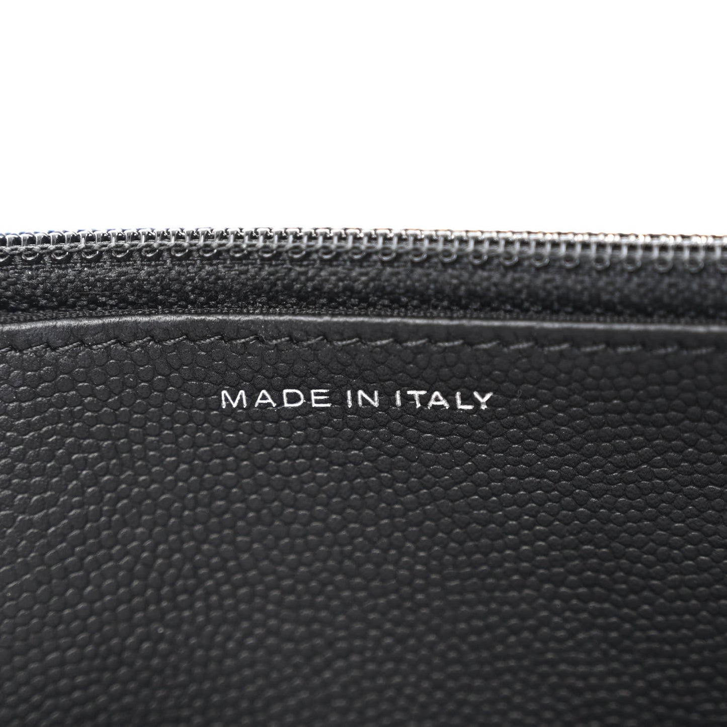 Caviar Camellia Quilted Wallet On Chain WOC Black