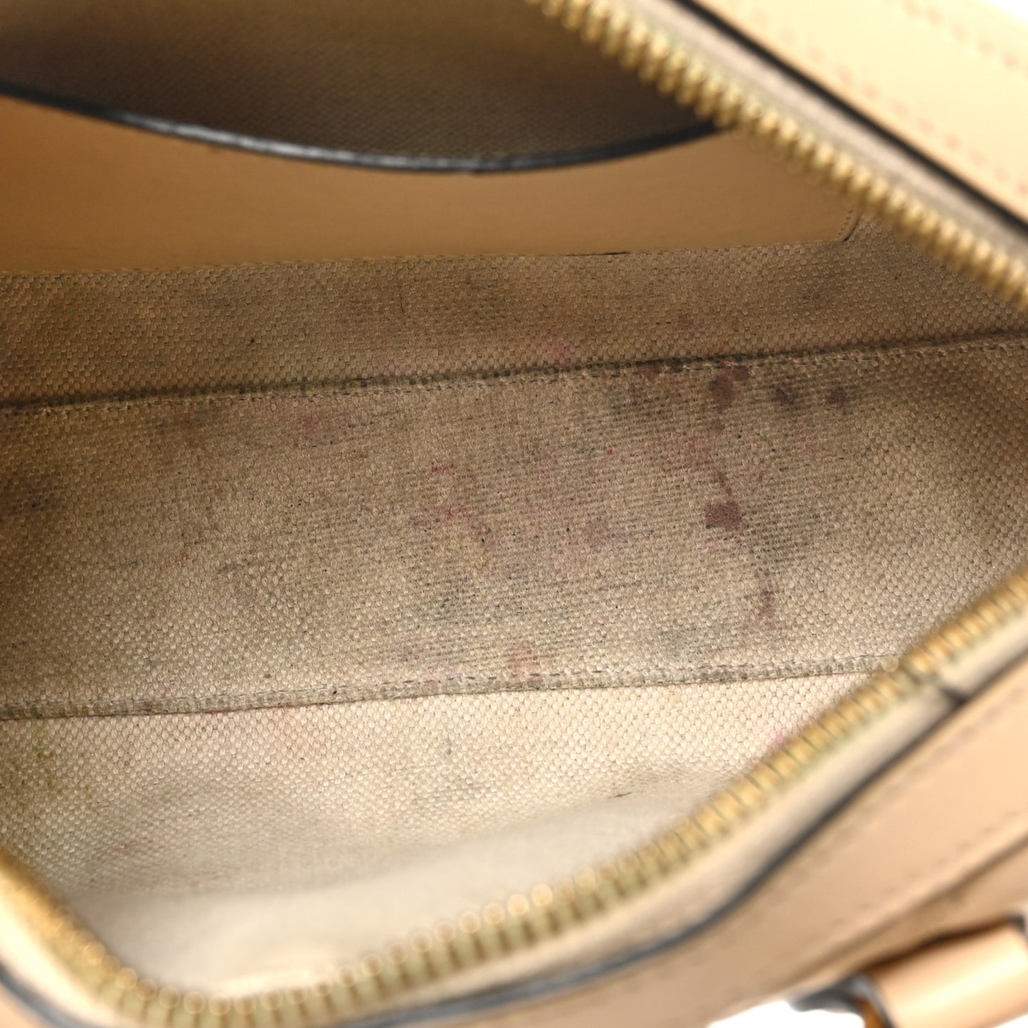 Calfskin GG Matelasse Mini Bowler Bag Naturale