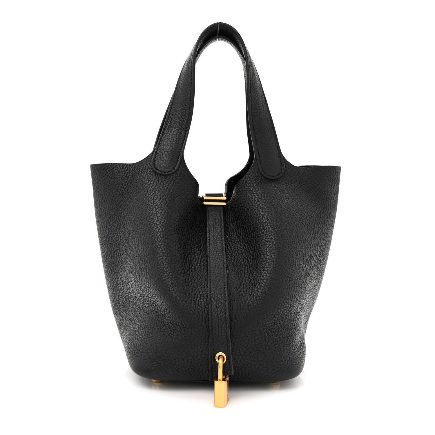 Hermes Taurillon Clemence Picotin Lock 18 PM Black 1 of 12