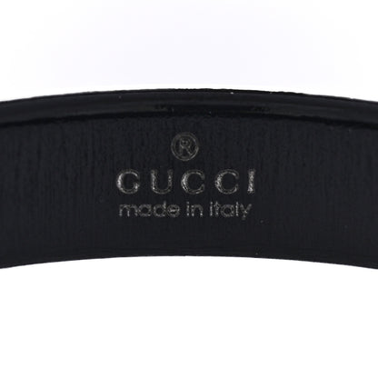 Gucci 18K Yellow Gold Synthetic Corundum Icon Ring 58 8.25 64/10.75 Black 4 of 6