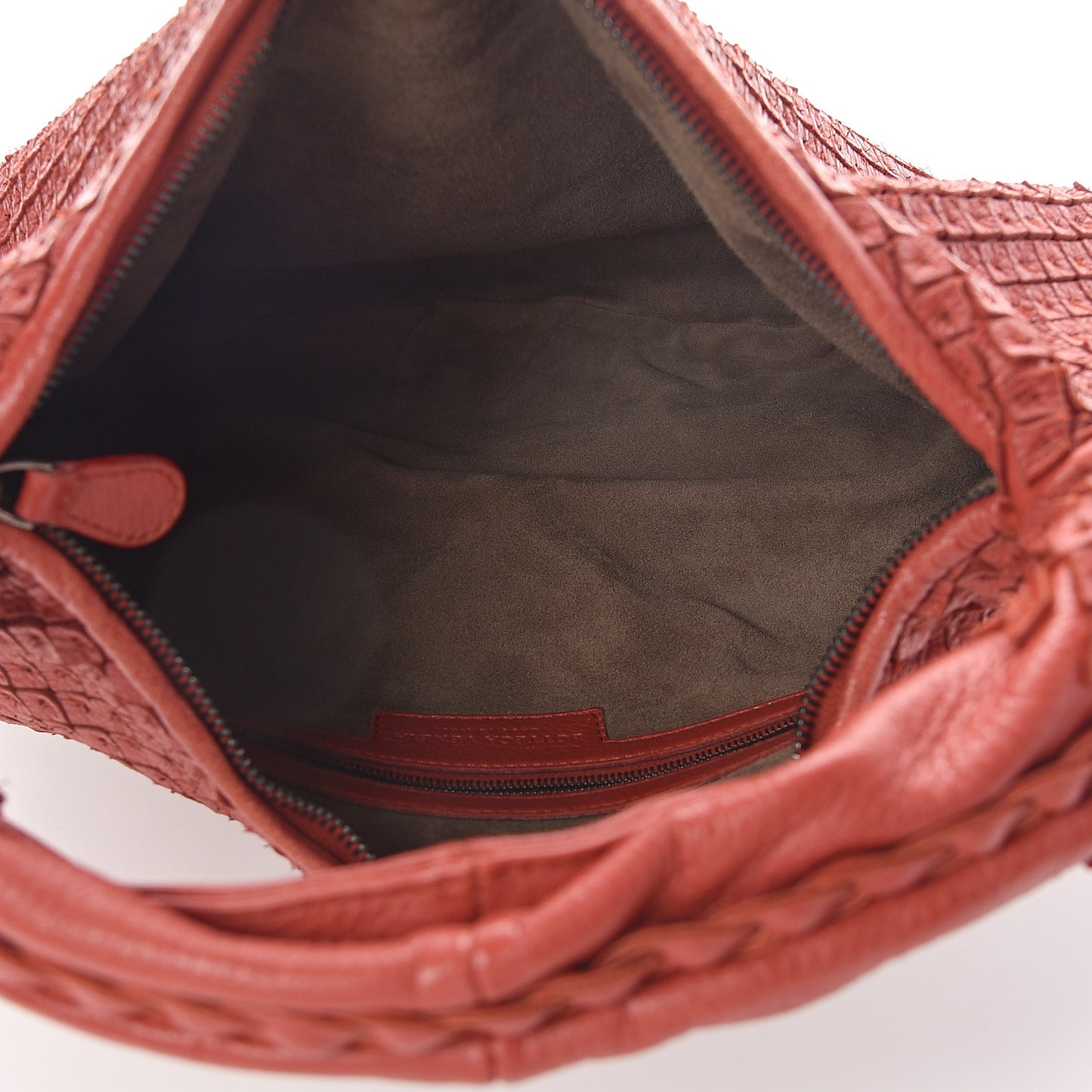 Nappa Medium Veneta Hobo Burnt Red