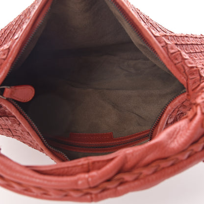 Bottega Veneta Nappa Medium Veneta Hobo Burnt Red 4 of 8