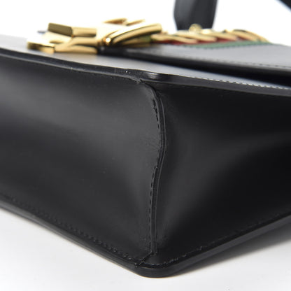 Gucci Calfskin Small Sylvie Shoulder Bag Black 6 of 9