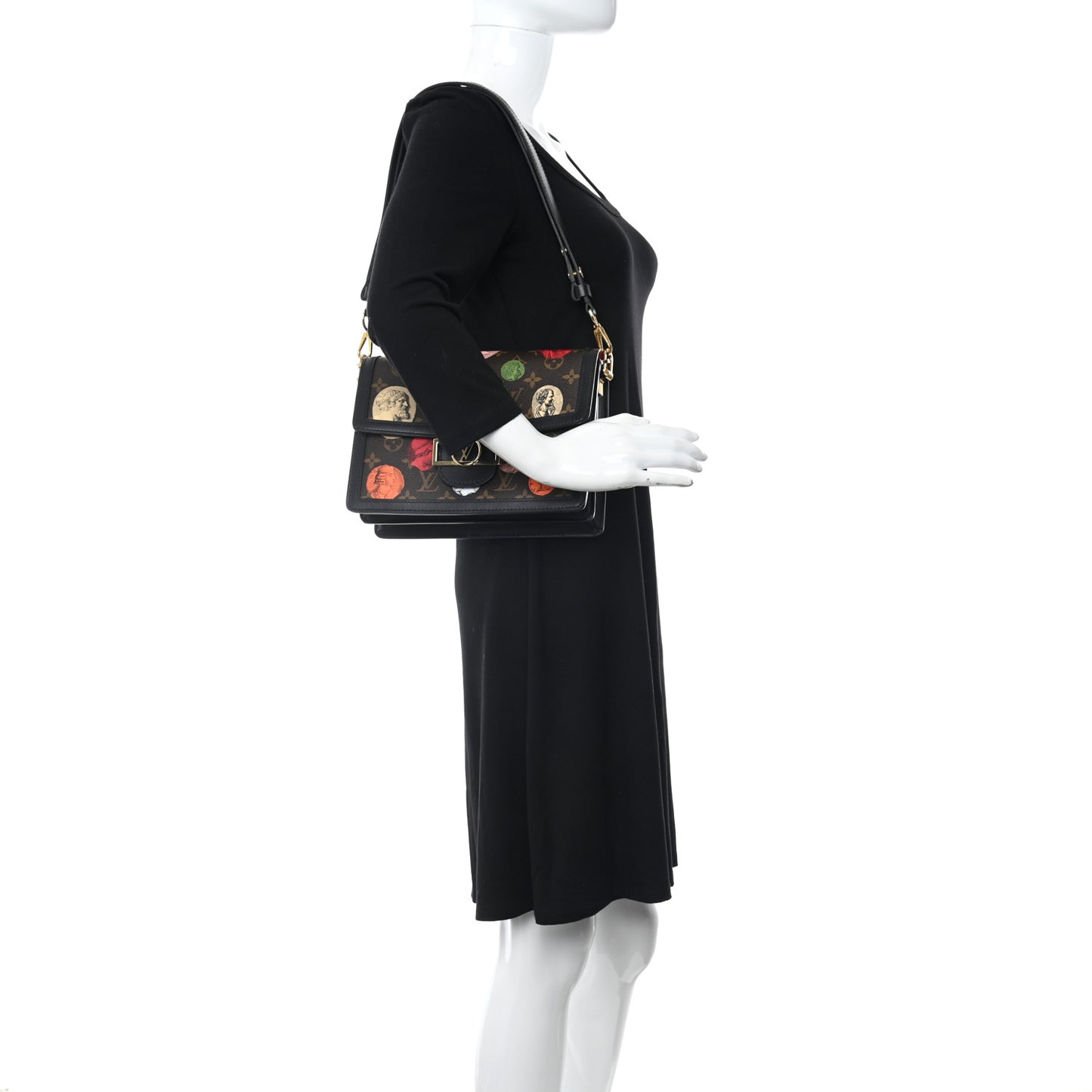 X FORNASETTI Monogram Cameo Dauphine MM