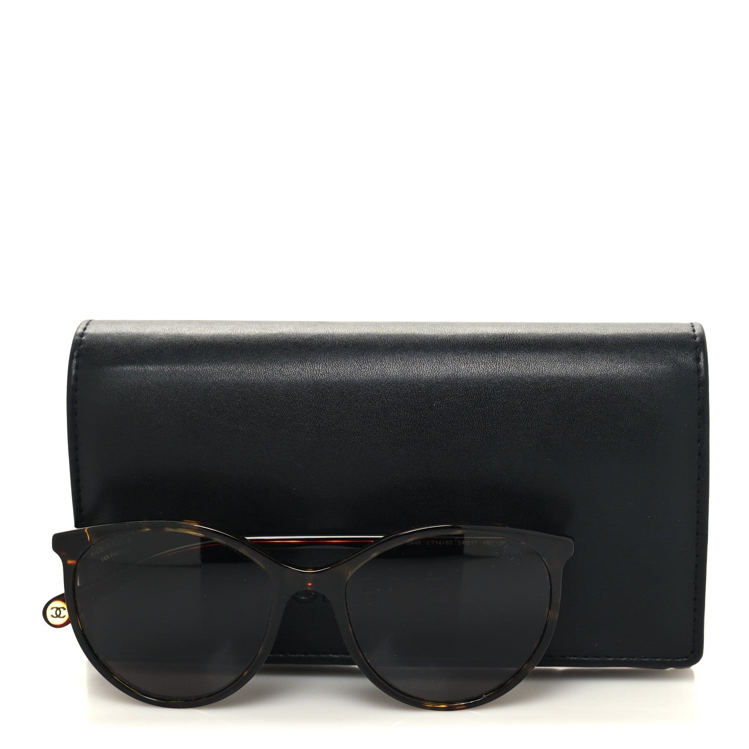 Chanel Acetate Pantos Cat Eye Sunglasses 5448 Tortoise 8 of 8