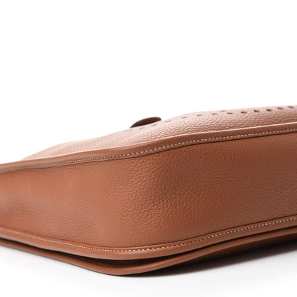 Hermes Taurillon Clemence Evelyne III PM Gold 6 of 11