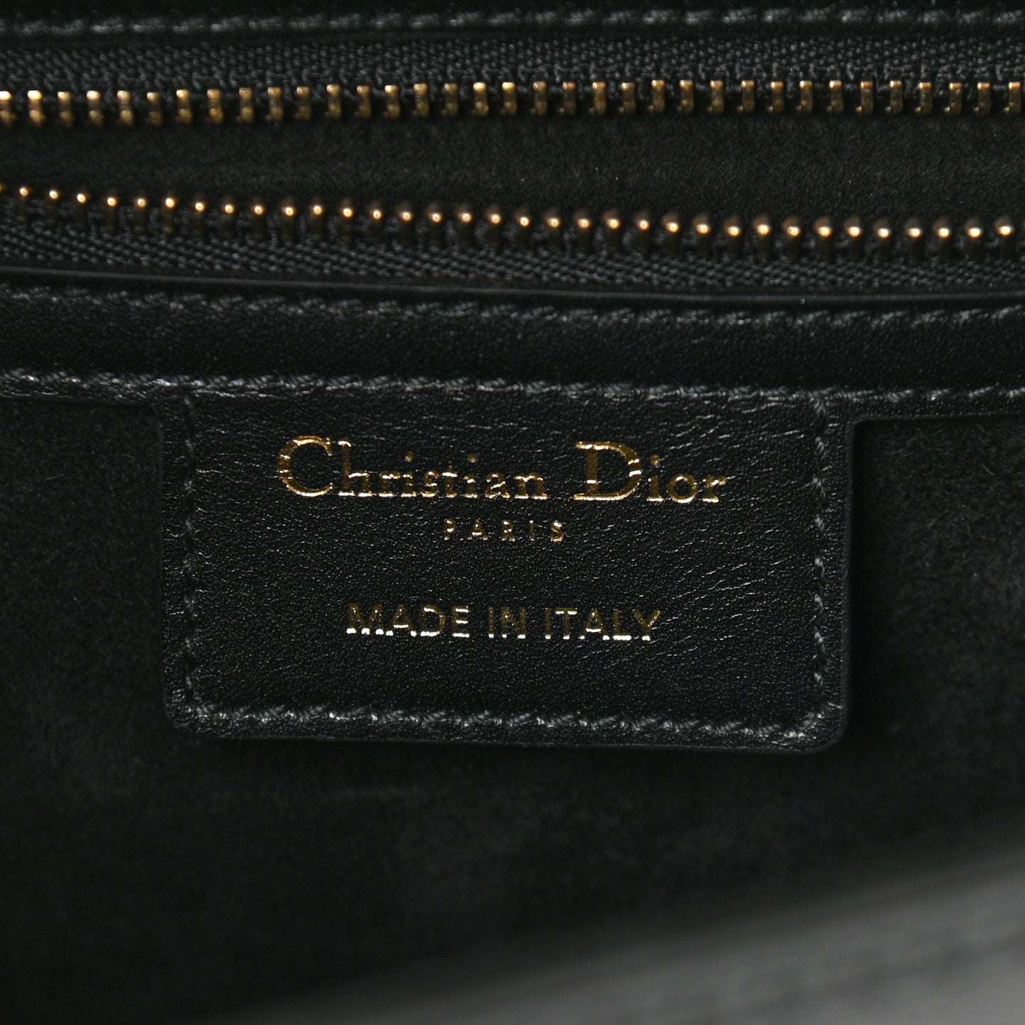 Calfskin D Fence Saddle Bag Black