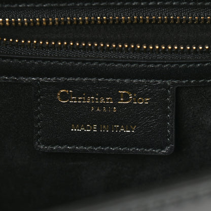 Christian Dior Calfskin D Fence Saddle Bag Black 6 of 11