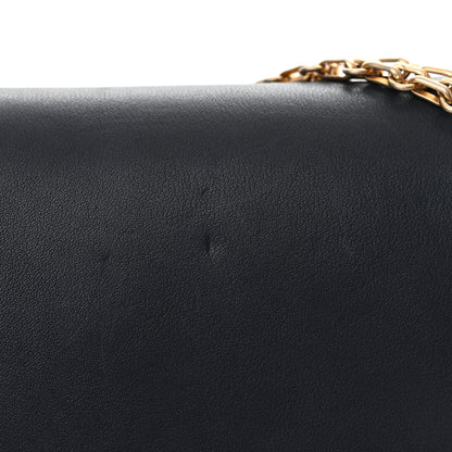 Chanel Smooth Calfskin Knit Nude 2.55 Reissue 225 Flap Navy 15 of 17