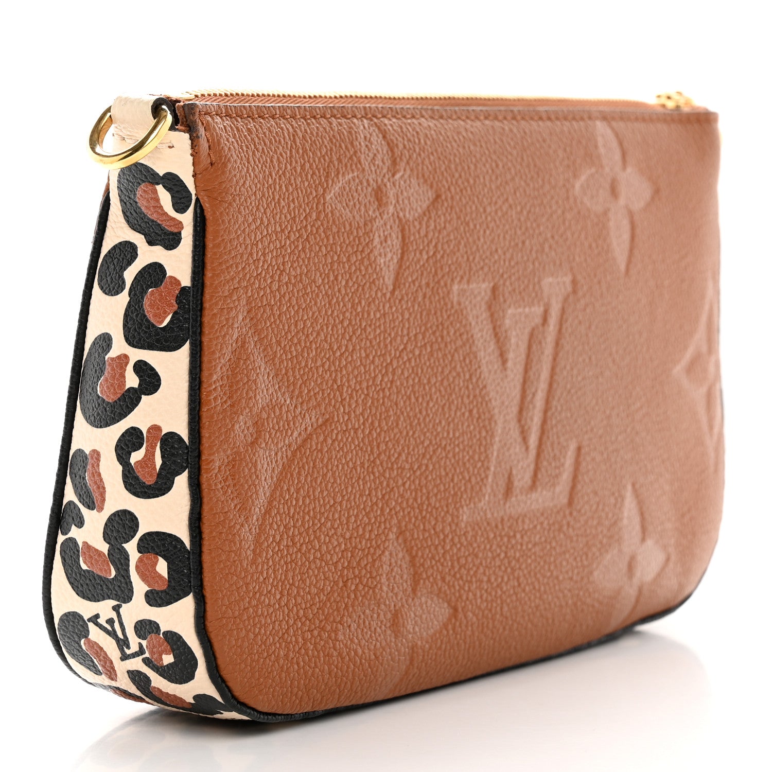 Louis Vuitton Empreinte Monogram Giant Wild At Heart Multi Pochette Accessories Mini Pochette Caramel 2 of 9