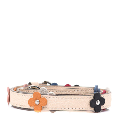 Louis Vuitton Calfskin Flowers Strap Creme 2 of 5