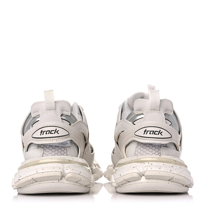Balenciaga Rubber Mesh Fabric Monocolor Recycled Sole Womens Track Sneakers 38 White 9 of 12