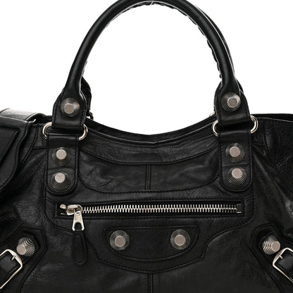 Balenciaga Agneau Giant 21 Silver Hardware Part Time Black 8 of 17