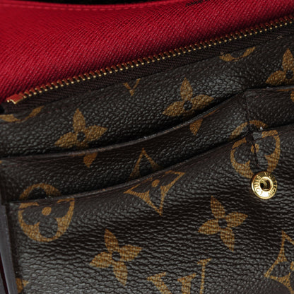 Louis Vuitton Monogram Emilie Wallet Red 8 of 9