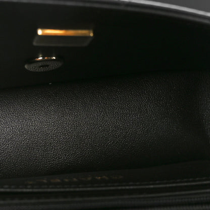 Chanel Lambskin Quilted Mini Rectangular Flap Black 5 of 11