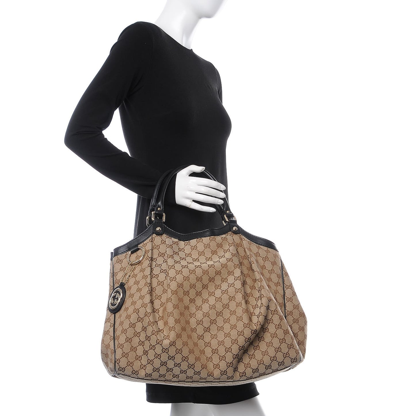 Monogram Large Sukey Tote Dark Brown