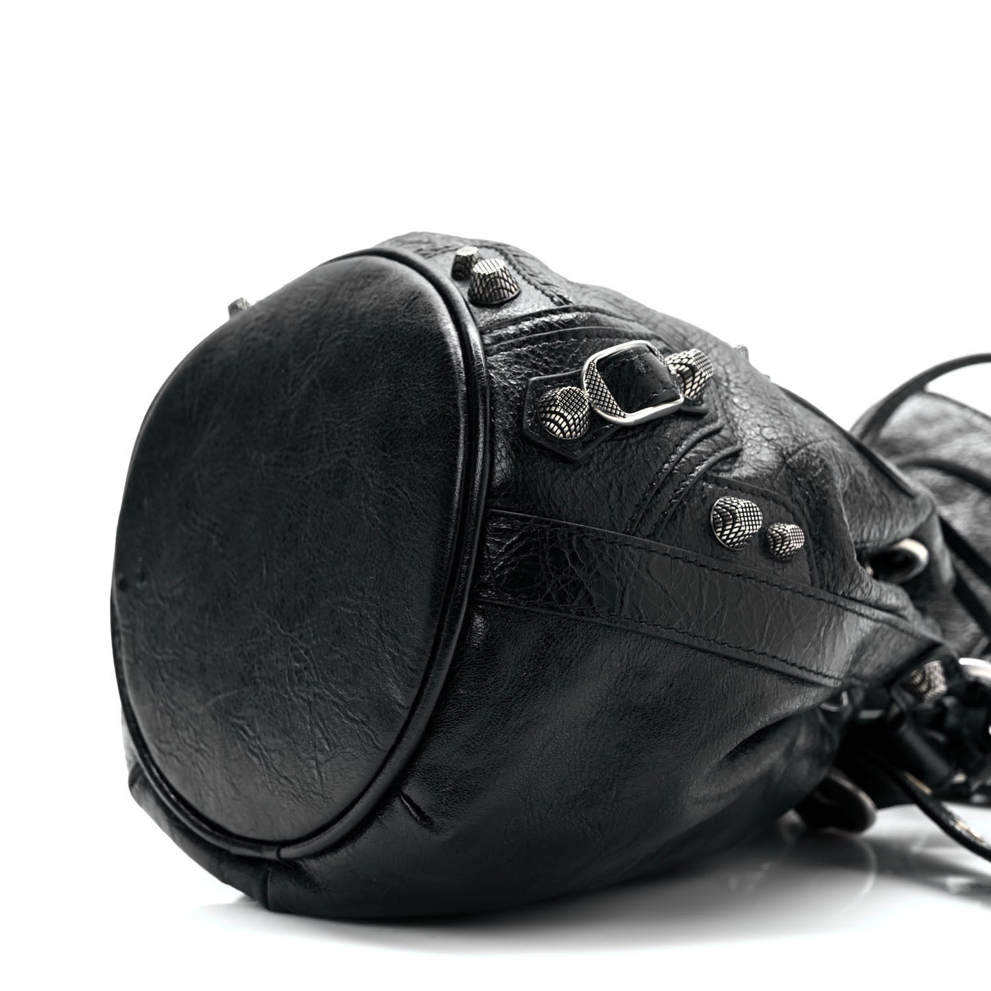 Agneau Arena Le Cagole Bucket Bag XS Black