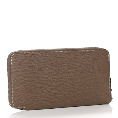 Hermes Epsom Silk'in Wallet Etoupe 3 of 8