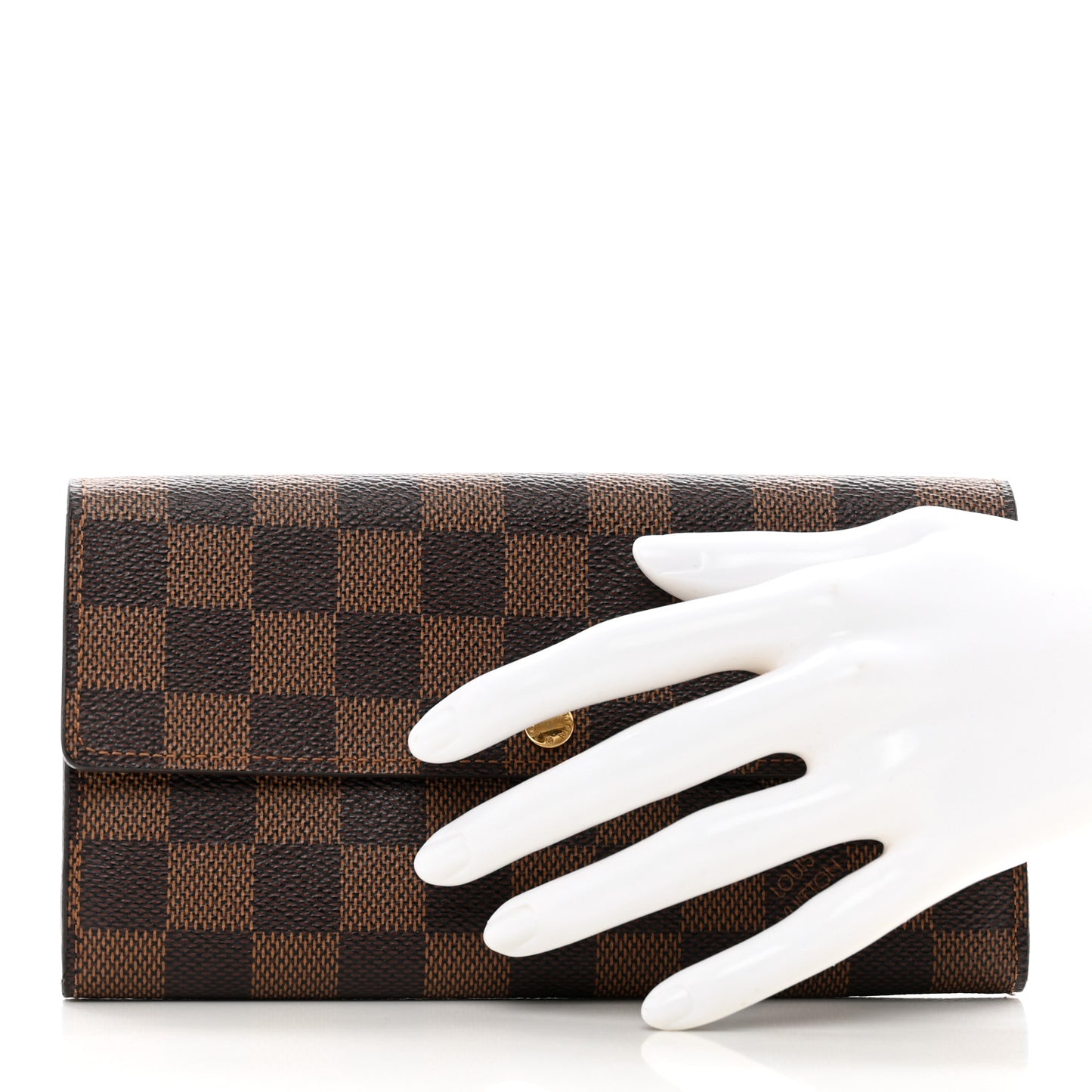 LOUIS VUITTON Damier Ebene Sarah Wallet
