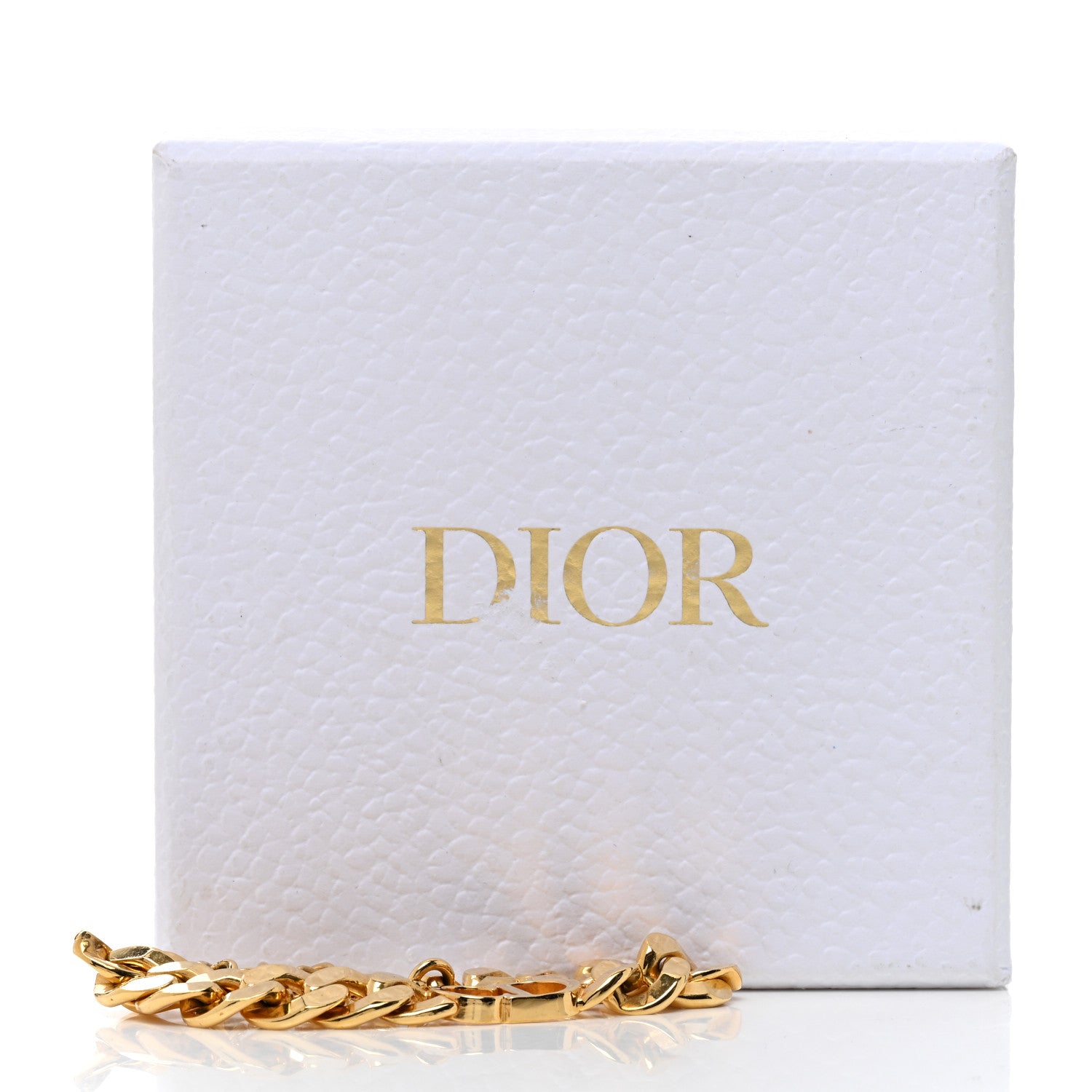 Christian Dior Brass CD Icon Chain Bracelet Gold 5 of 5