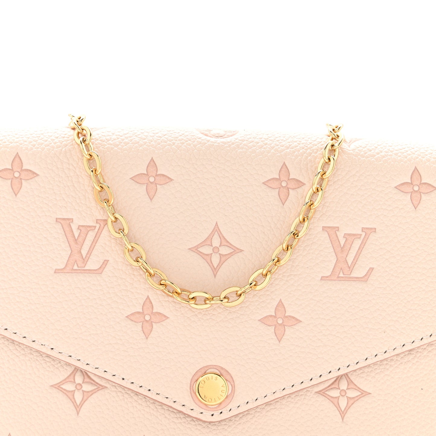 Empreinte Monogram Felicie Pochette Chain Wallet Eden