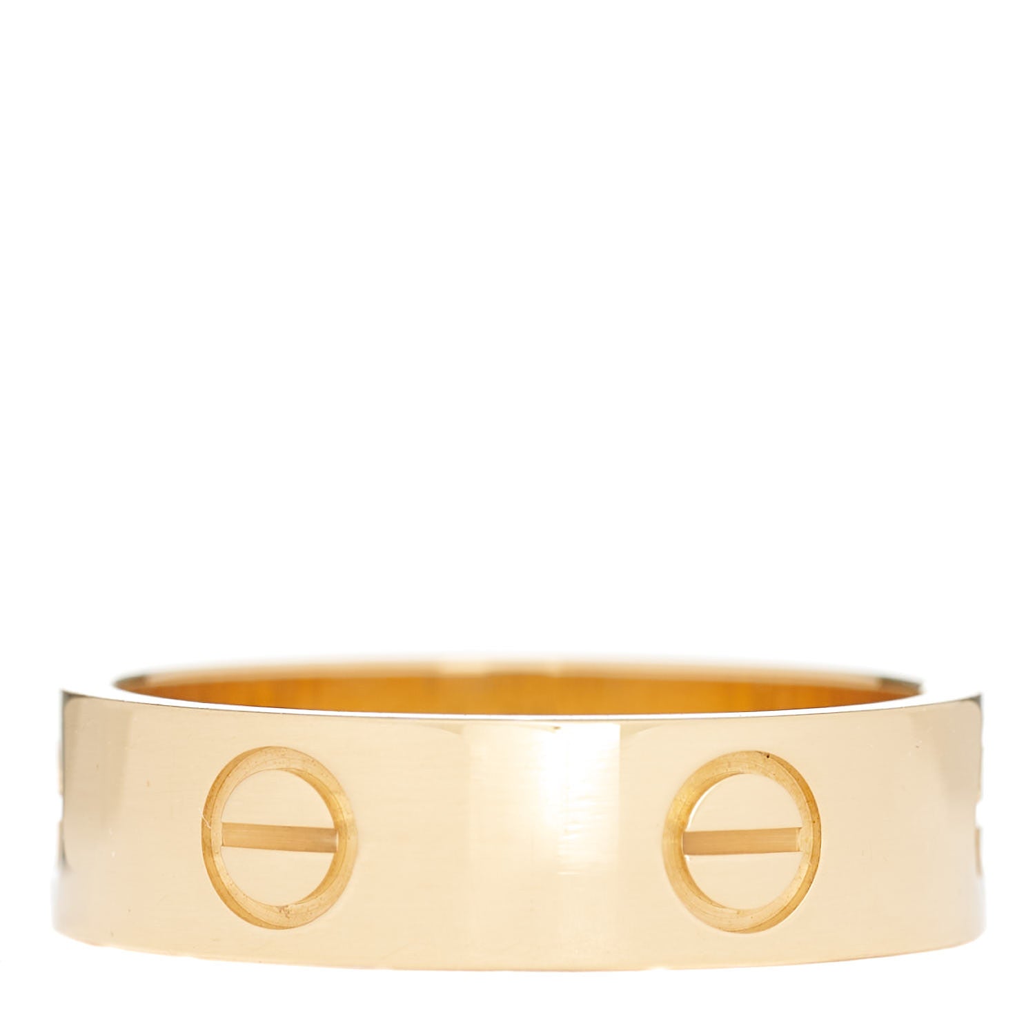 Cartier 18K Yellow Gold 5.5mm LOVE Ring 56 7.5 3 of 5